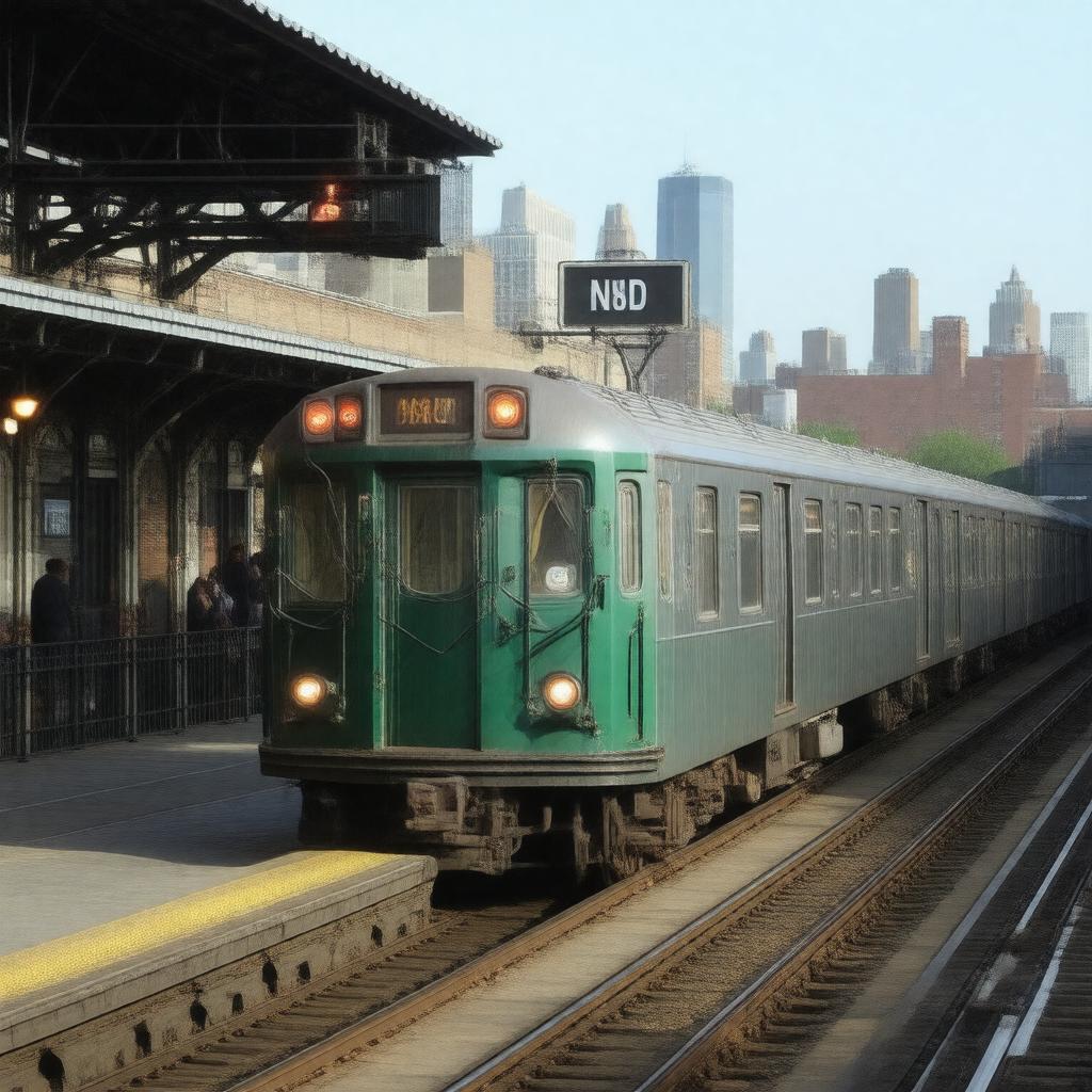AI-created image of G train