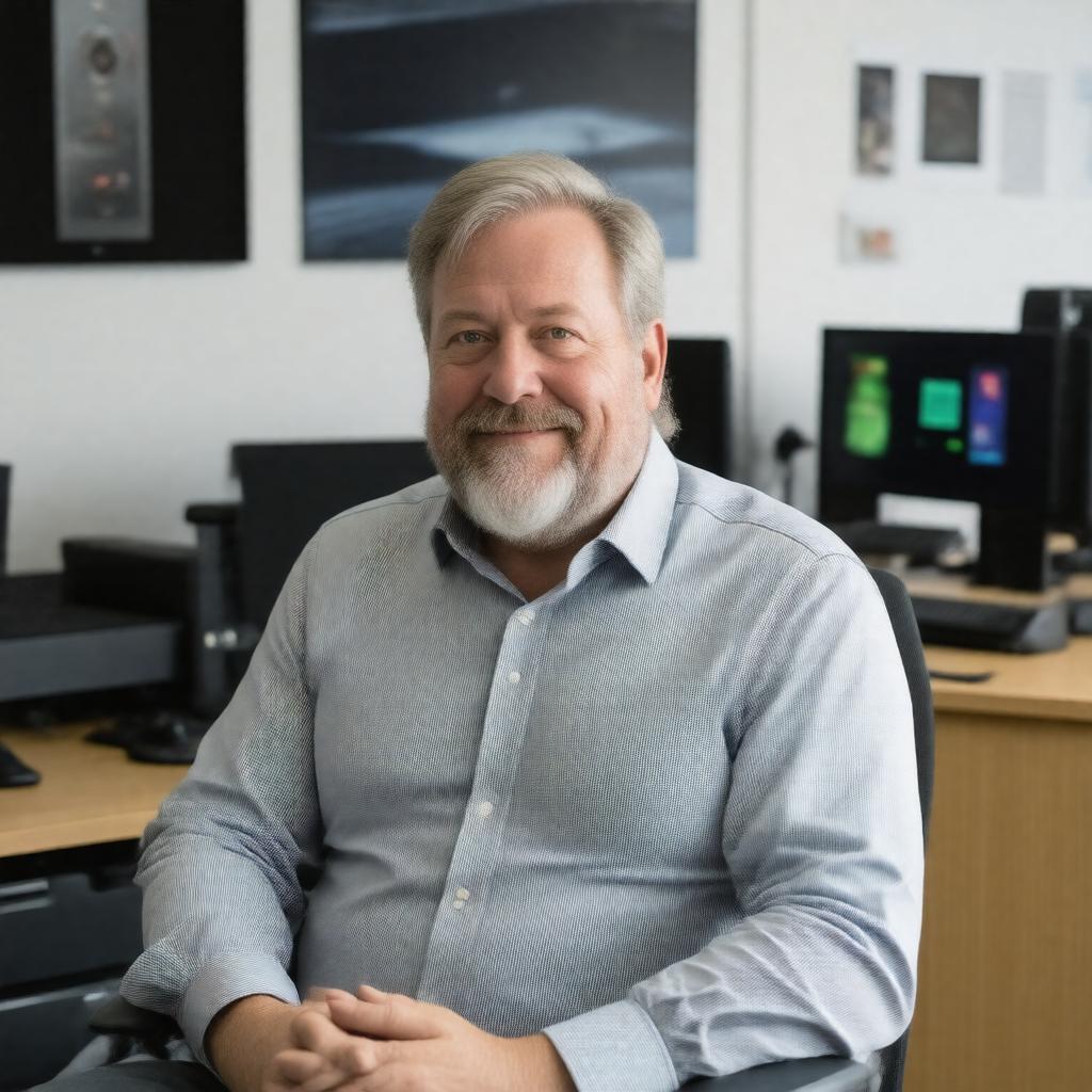 AI-created image of Gabe Logan Newell