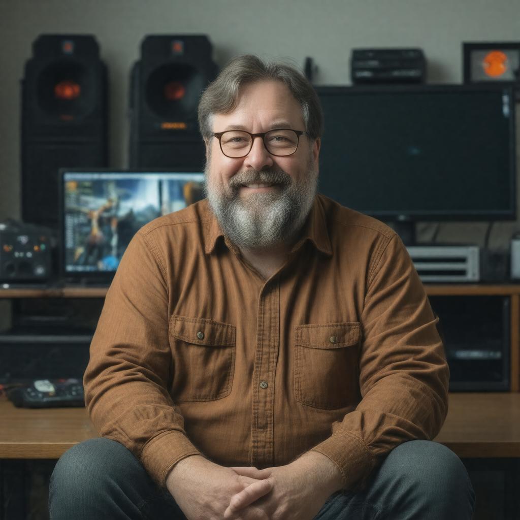 AI-created image of Gabe Newell