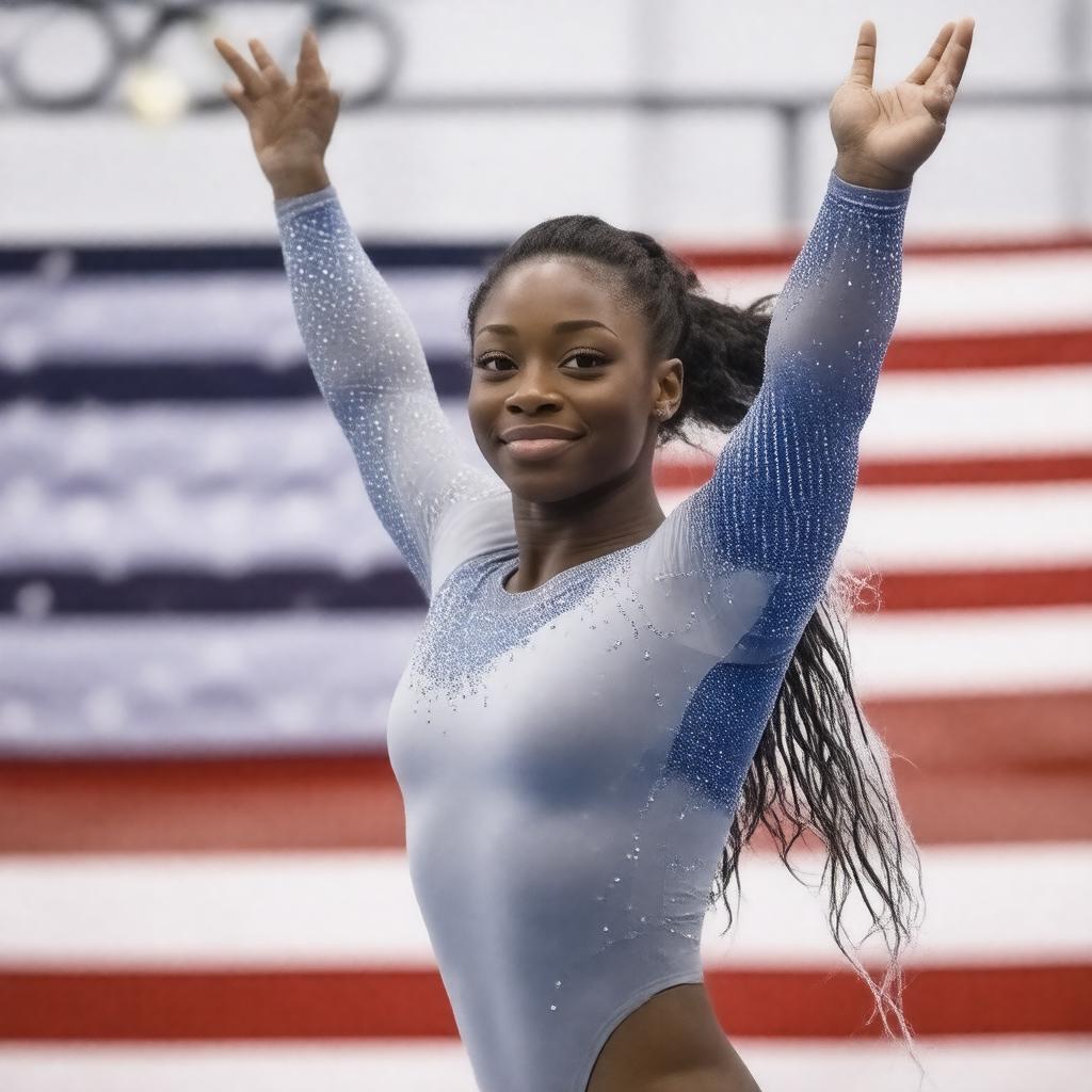 AI-created image of Gabrielle Christina Victoria Douglas