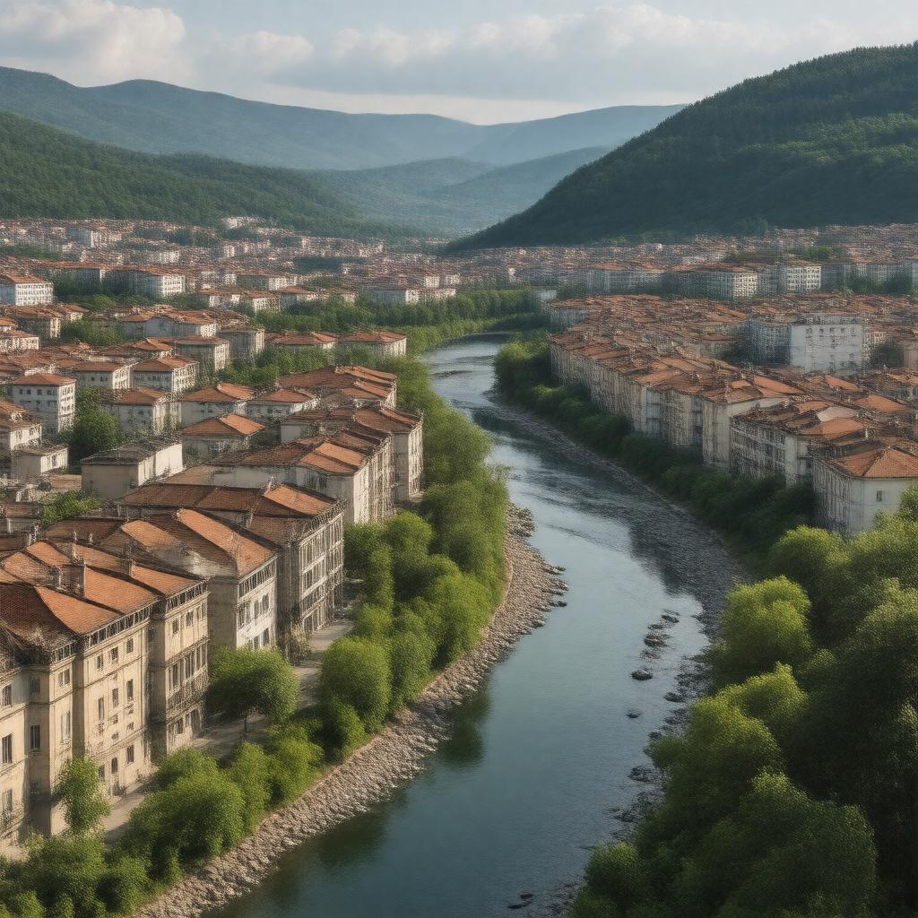 AI-created image of Gabrovo