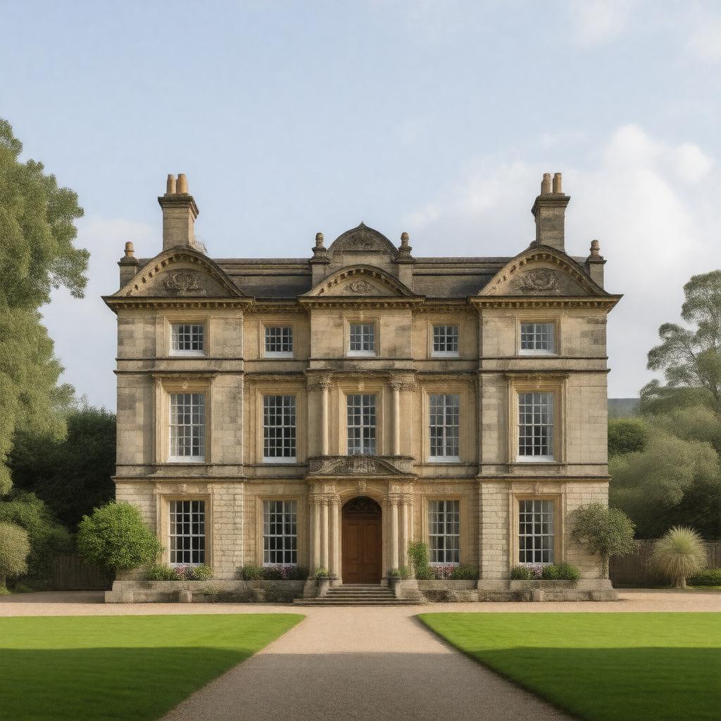 Click to view larger image AI-created image of Gads Hill Place, Higham, Kent, England