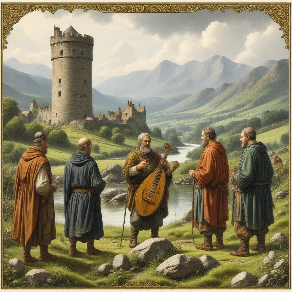 AI-created image of Gaelic Ireland