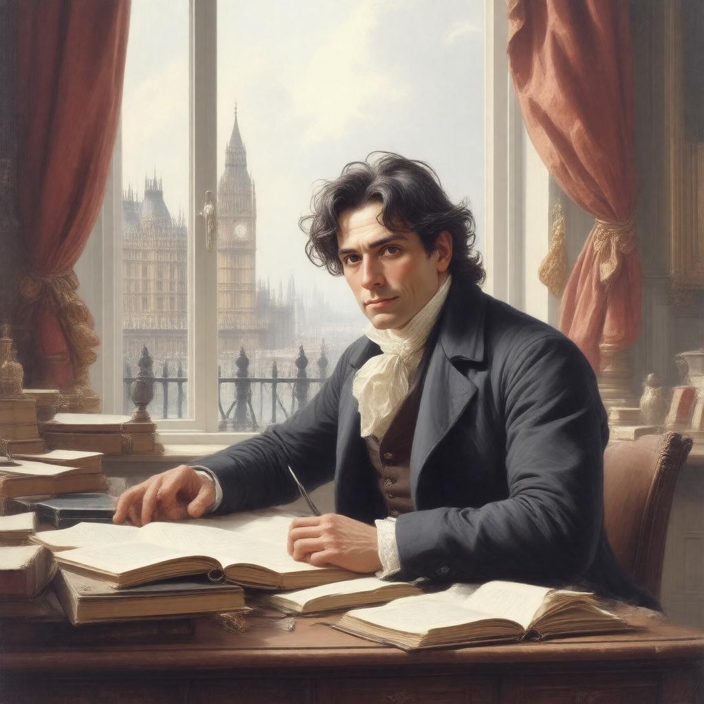 Click to view larger image AI-created image of Gaetano Polidori