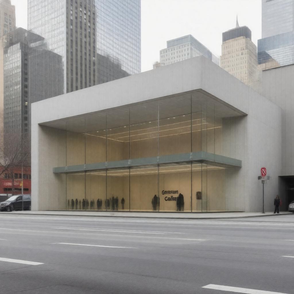 AI-created image of Gagosian Gallery