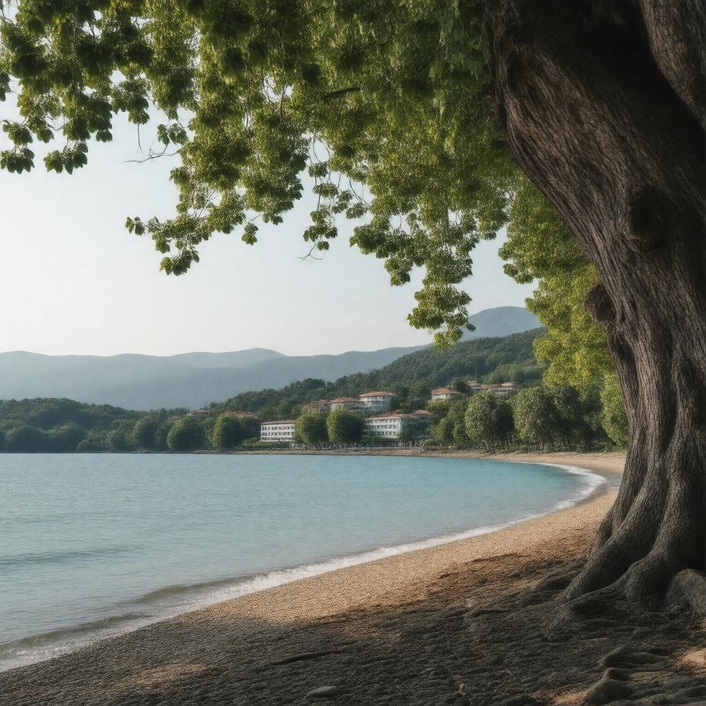 AI-created image of Gagra Bay