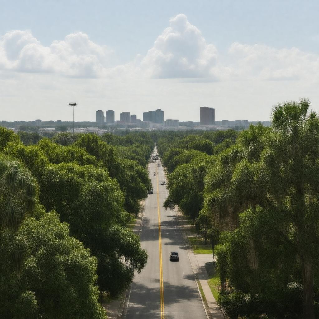 AI-created image of Gainesville, Florida, USA