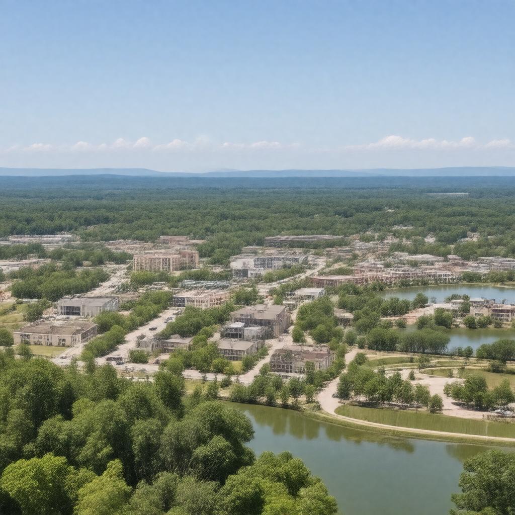 AI-created image of Gainesville, Georgia, United States