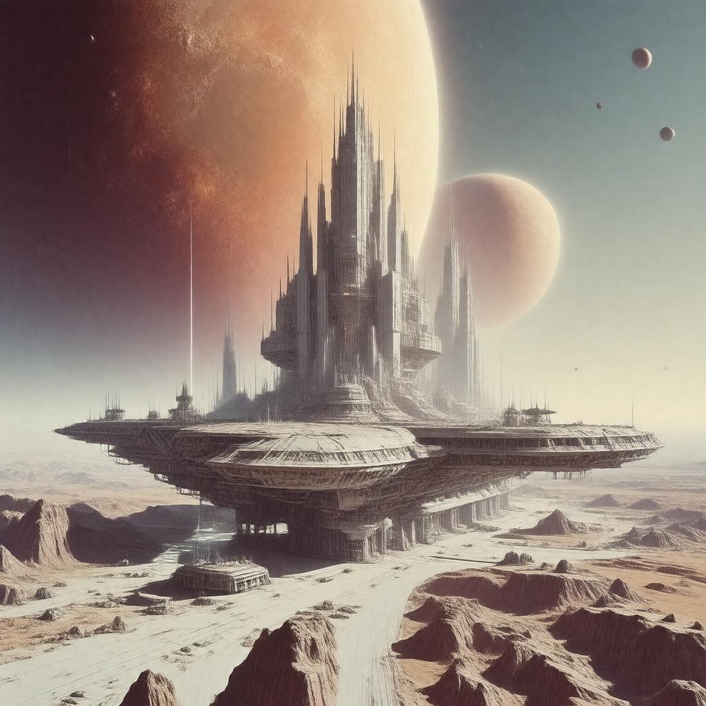 AI-created image of Galactic Empire series