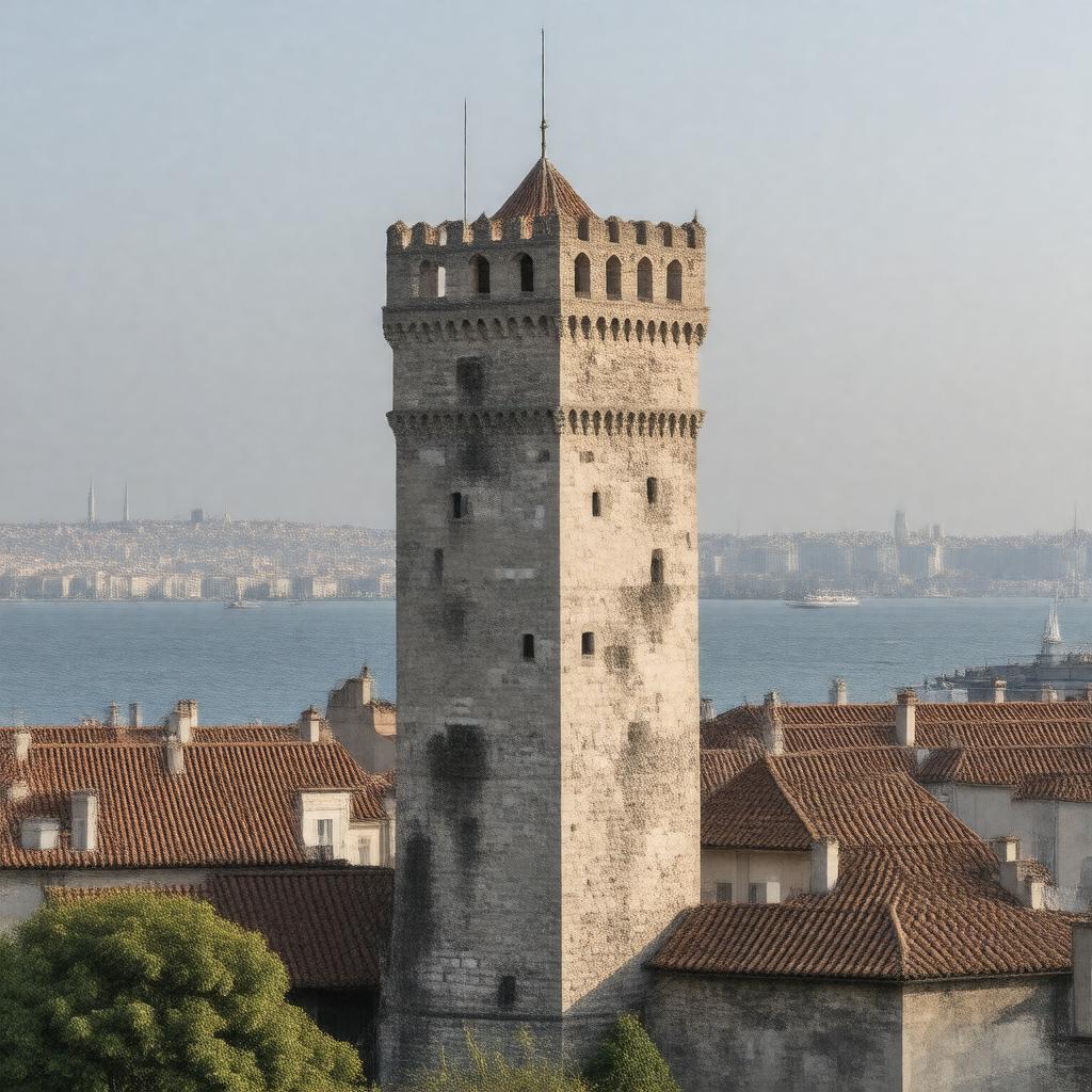Click to view larger image AI-created image of Galata Tower
