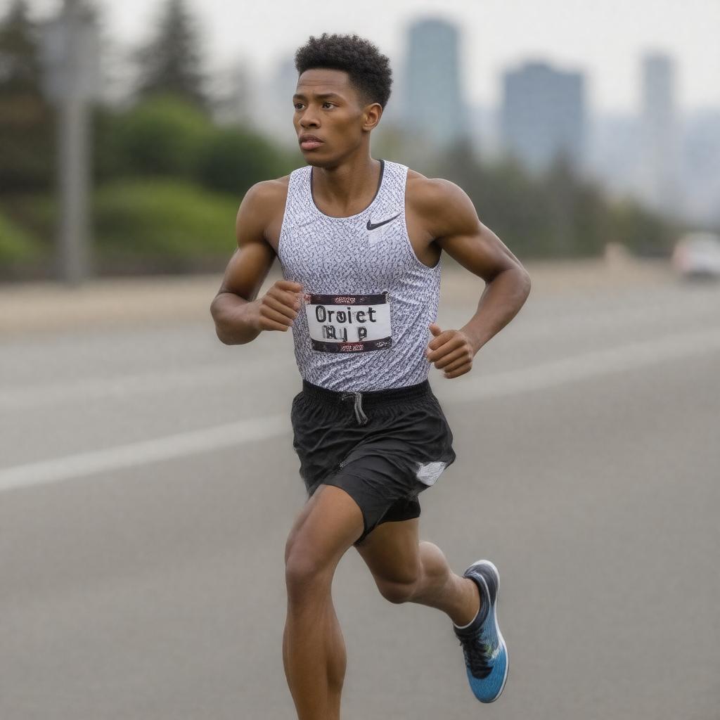 AI-created image of Galen Rupp