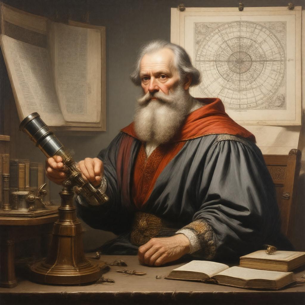 AI-created image of Galileo Galilei