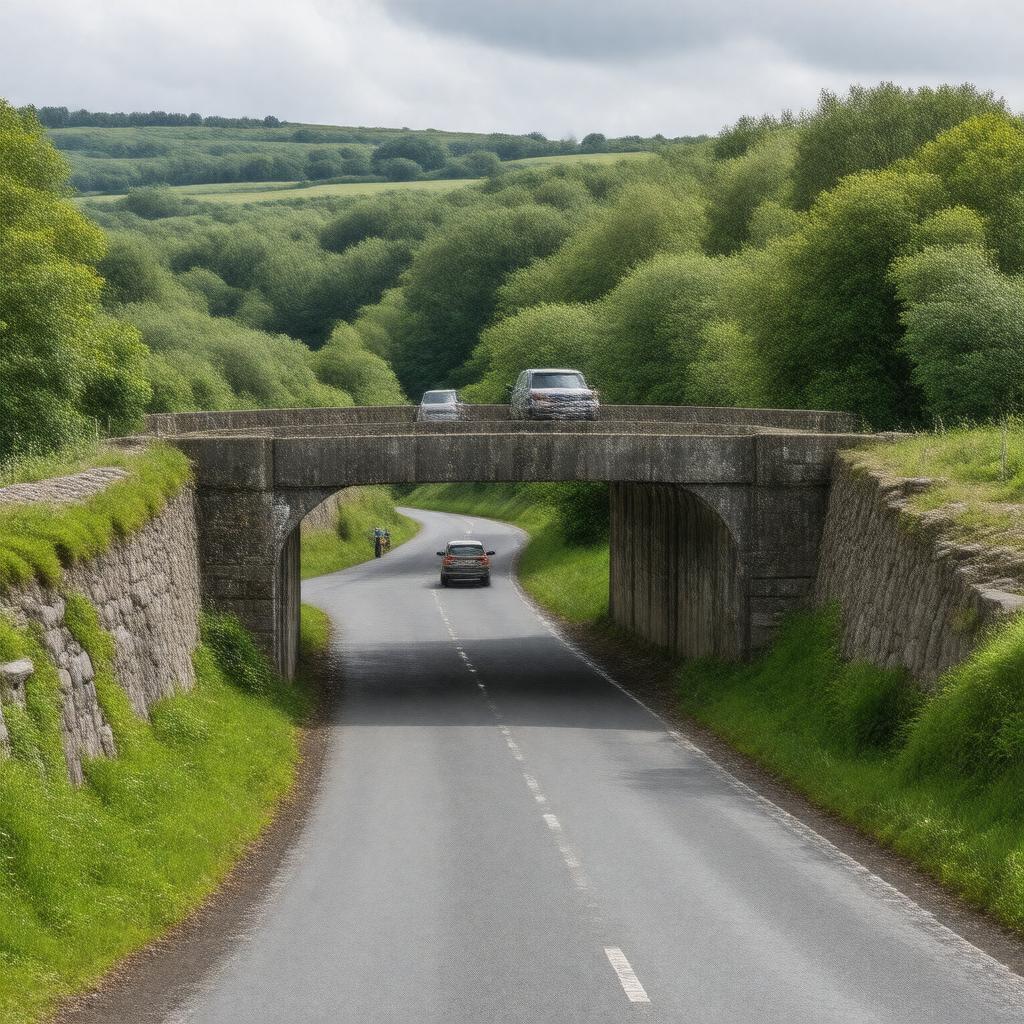 Click to view larger image AI-created image of Galvin Bridge
