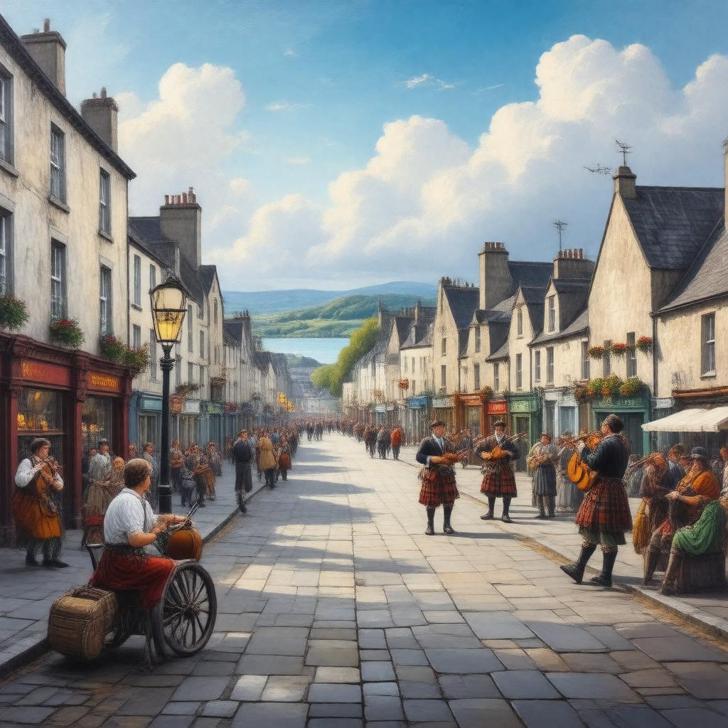 AI-created image of Galway, Ireland