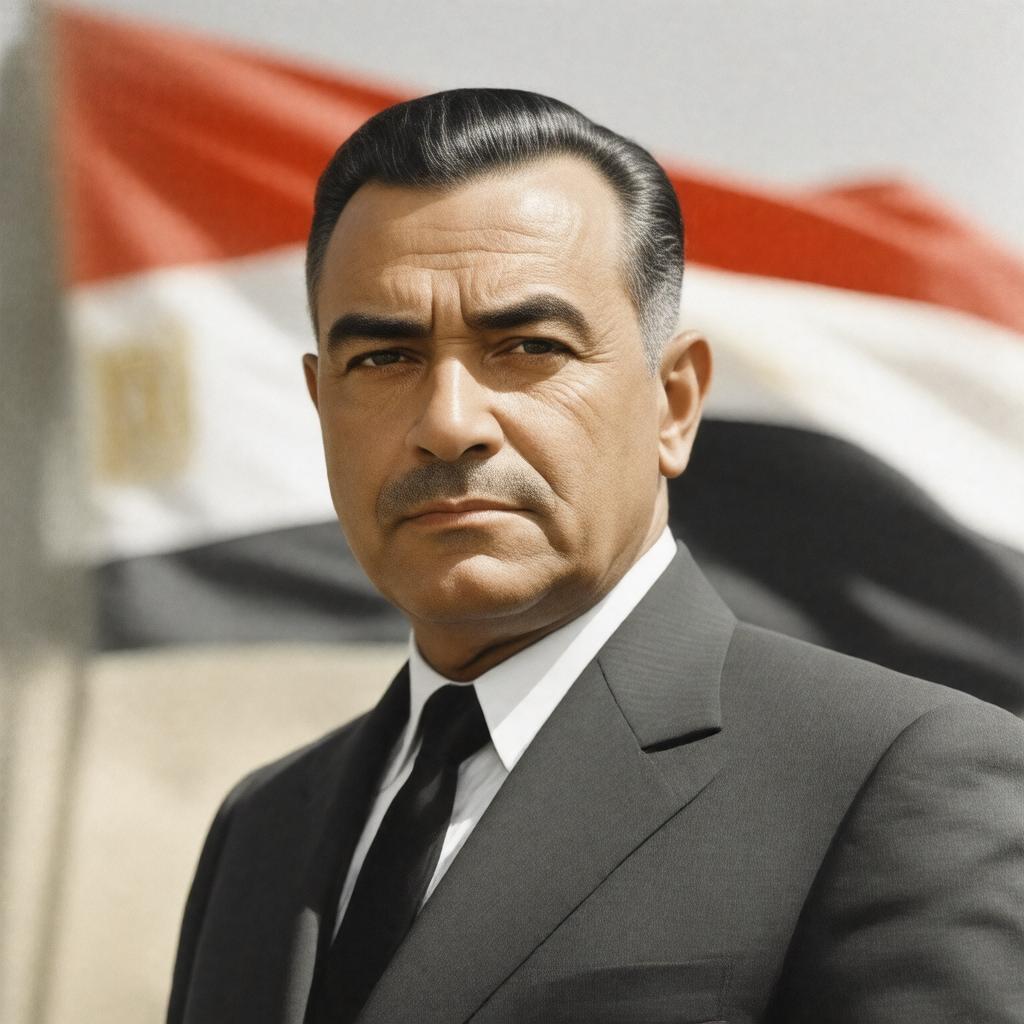 AI-created image of Gamal Abdel Nasser