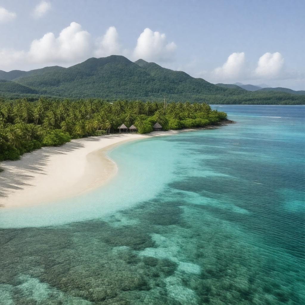 AI-created image of Gambier Islands