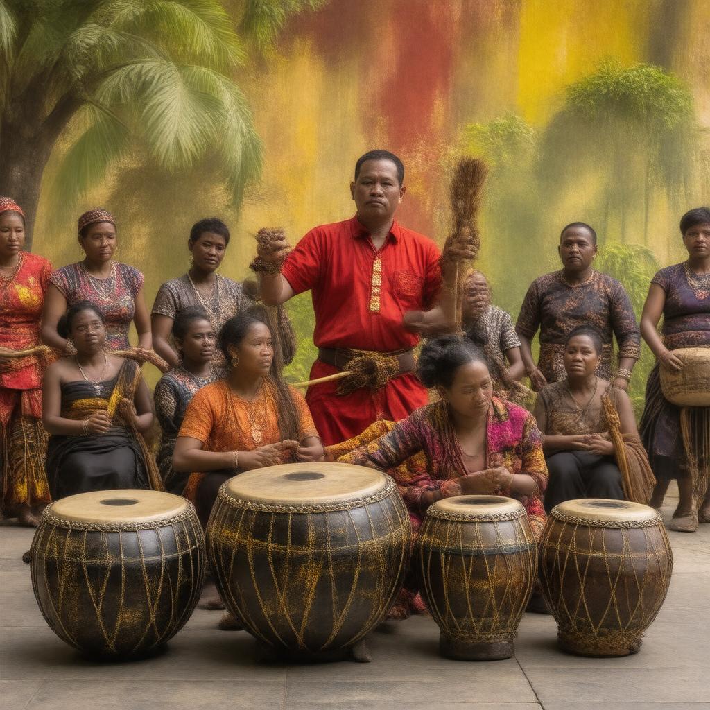 AI-created image of Gamelan
