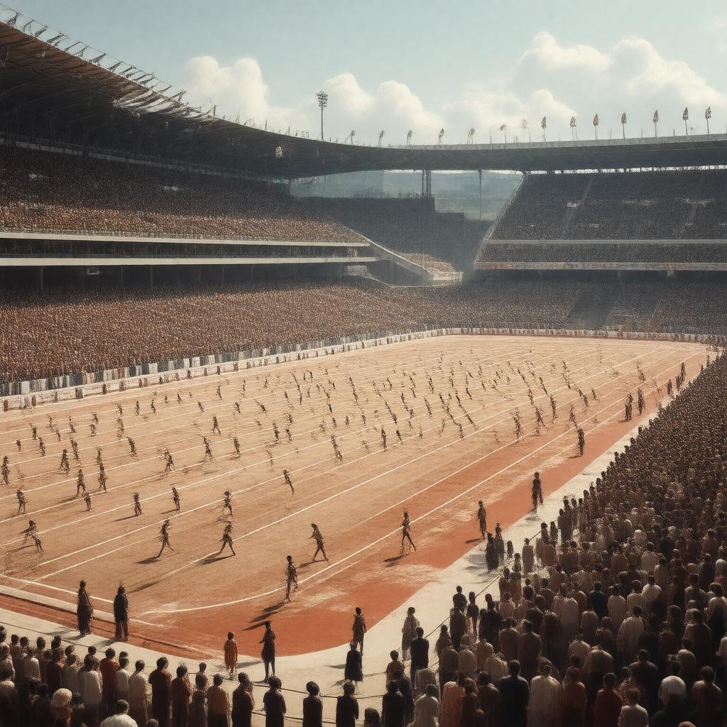 AI-created image of Games of the V Olympiad