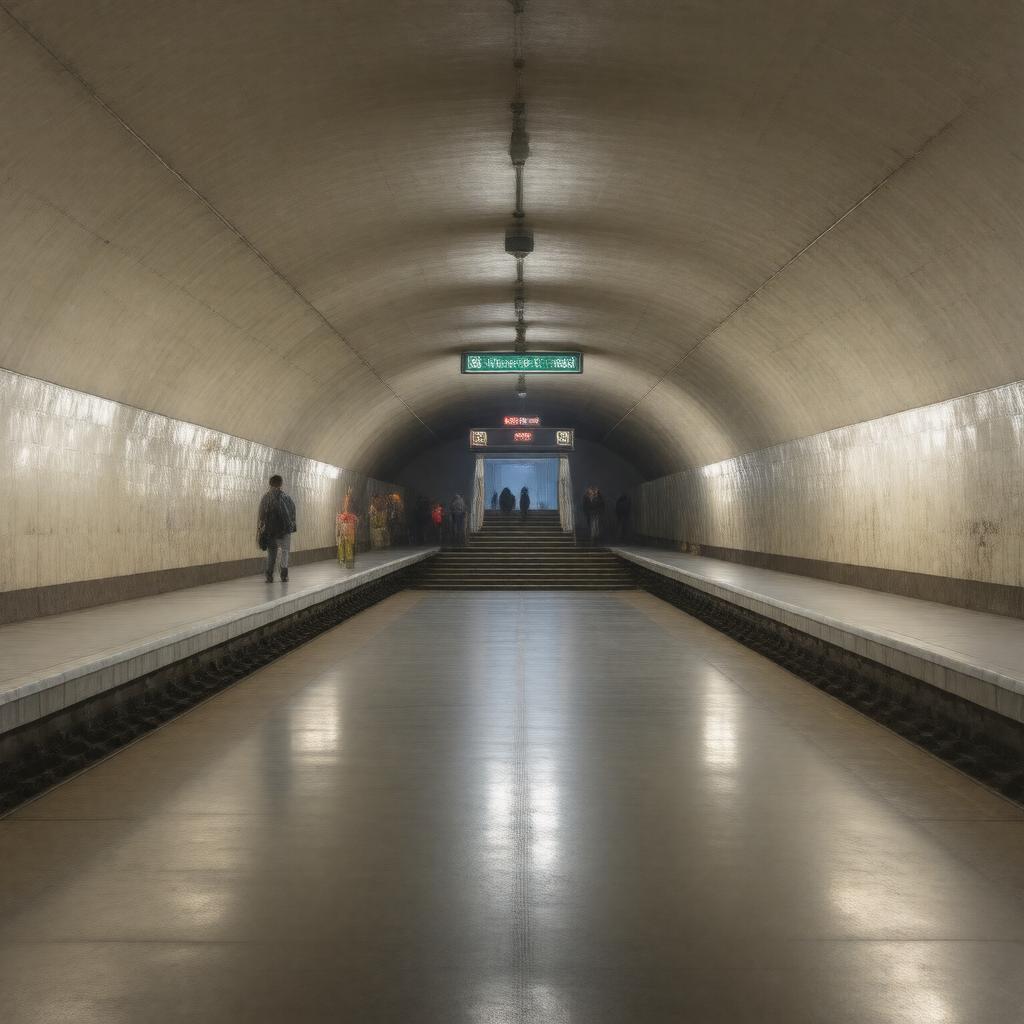 AI-created image of Gamla Stan metro station