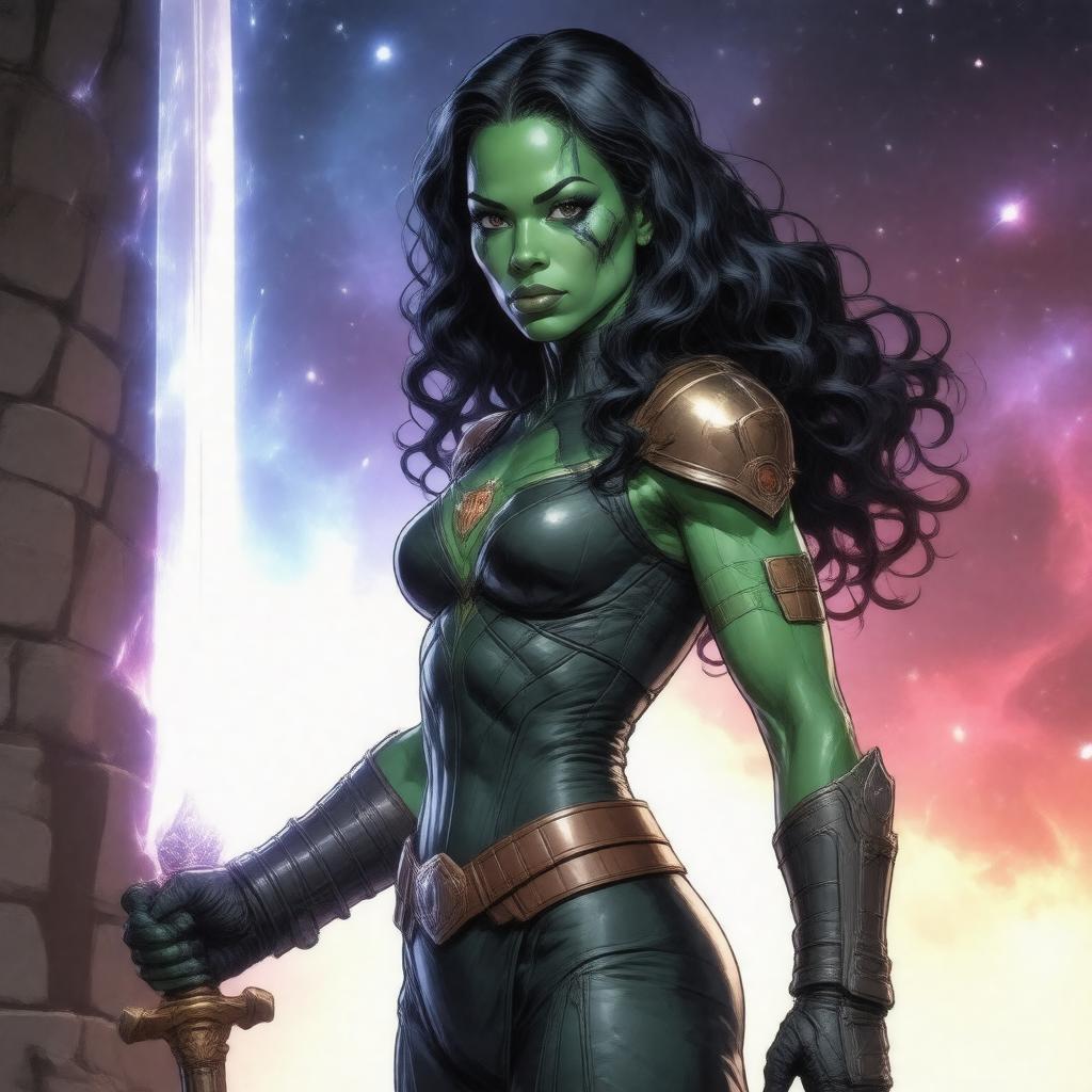 AI-created image of Gamora