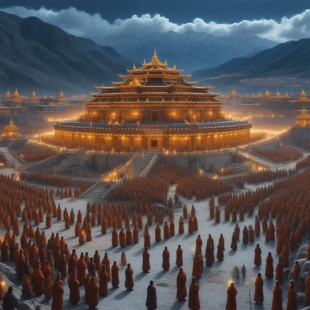 Click to view larger image AI-created image of Ganden Ngamchoe