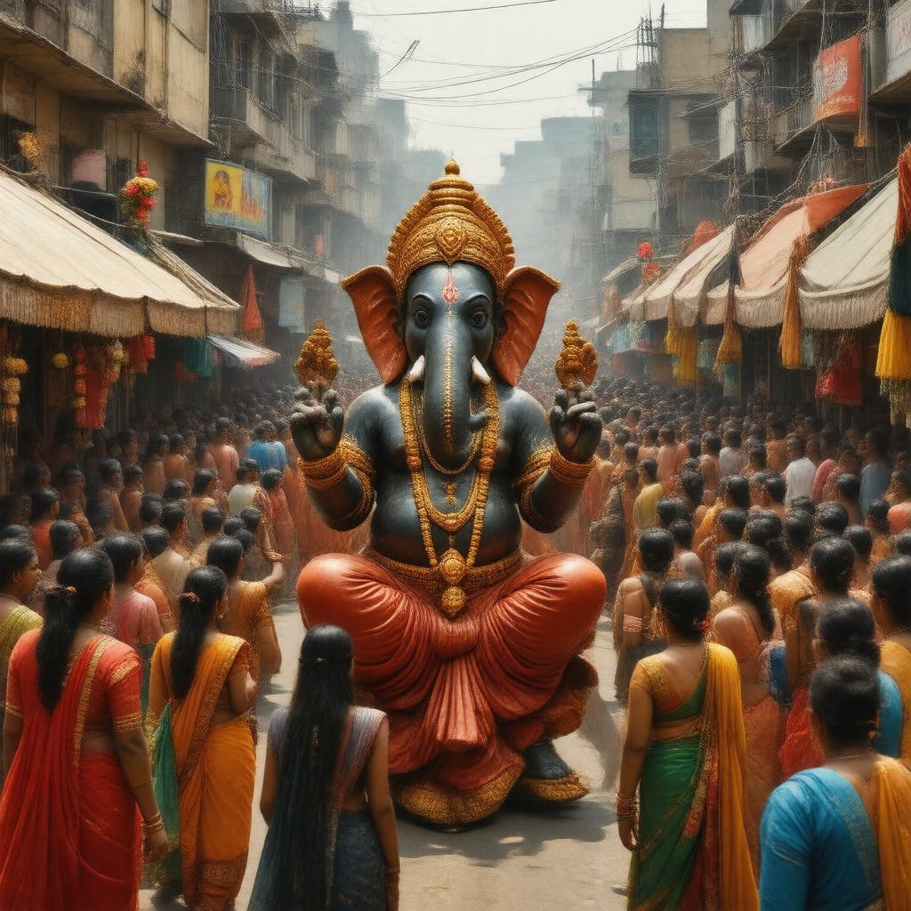 AI-created image of Ganesh Chaturthi