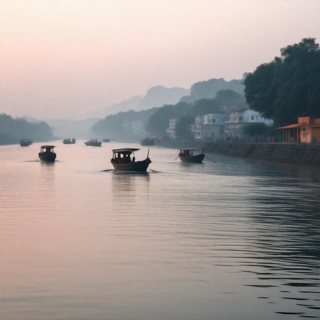 AI-created image of Ganges