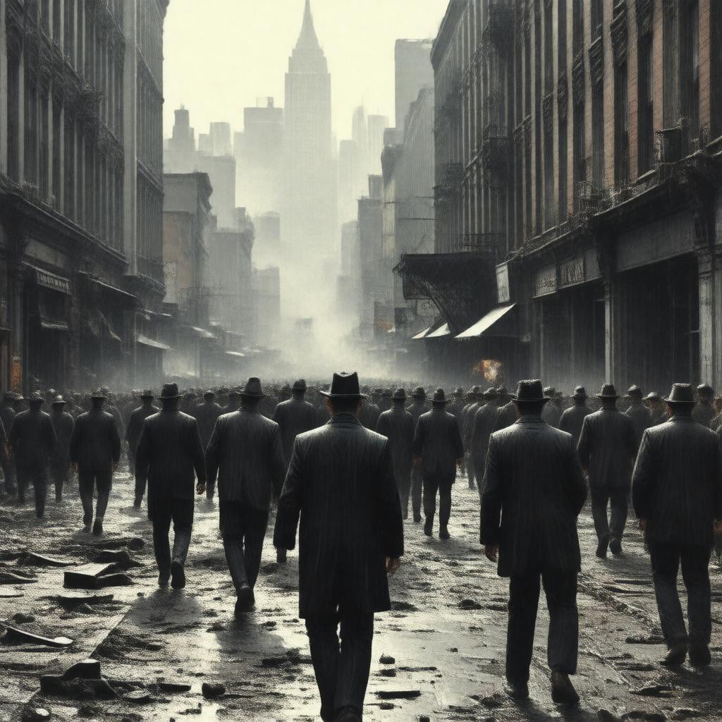 AI-created image of Gangs of New York