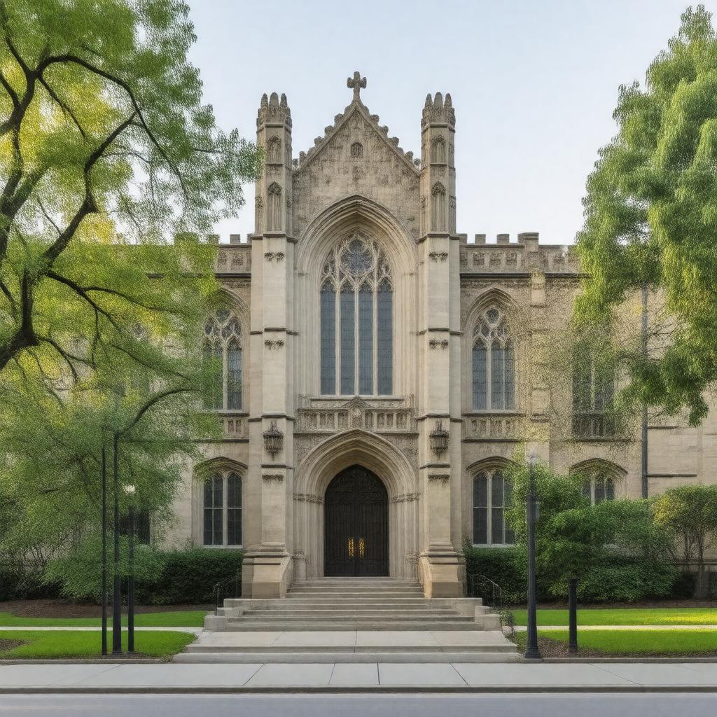 AI-created image of Gannett Hall