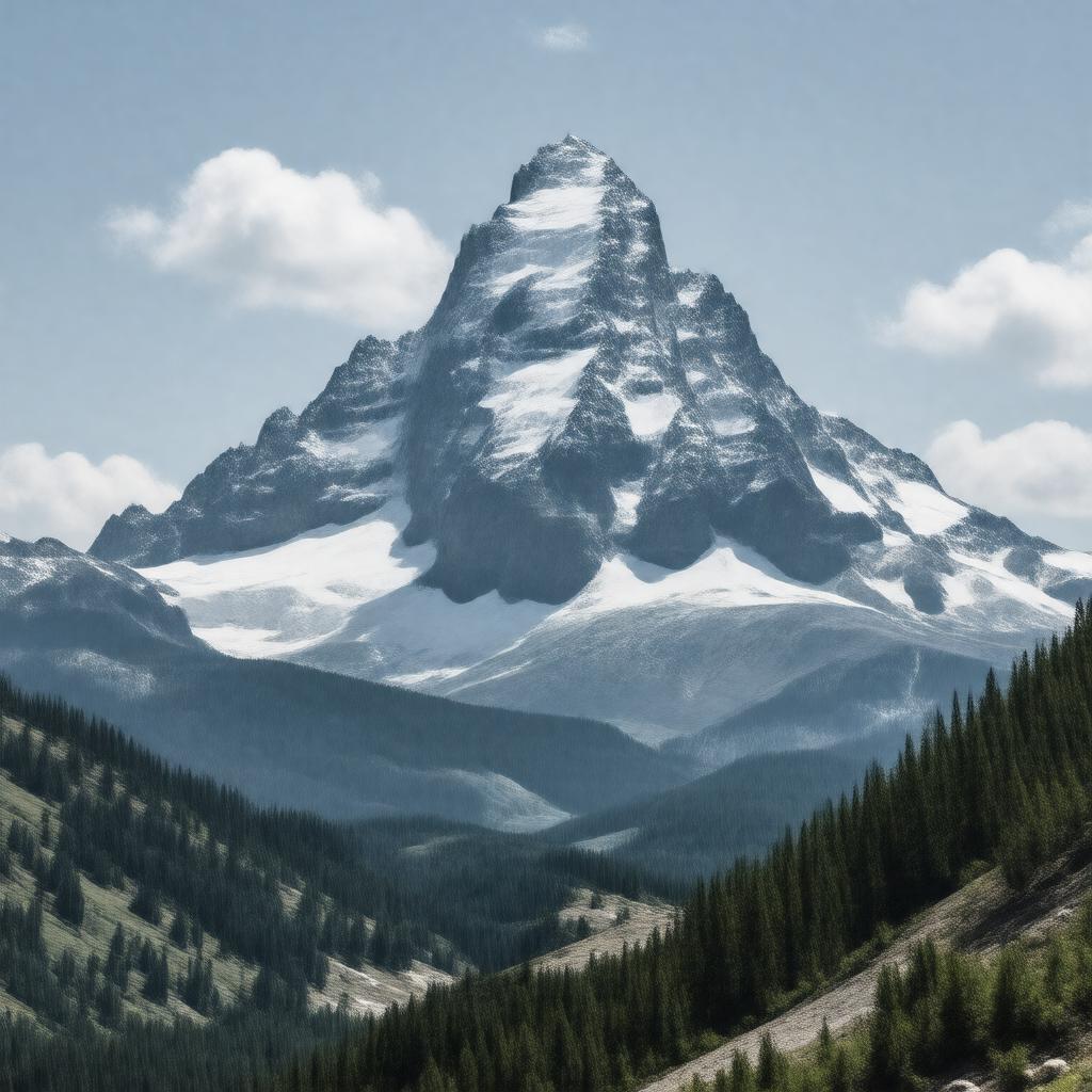 AI-created image of Gannett Peak