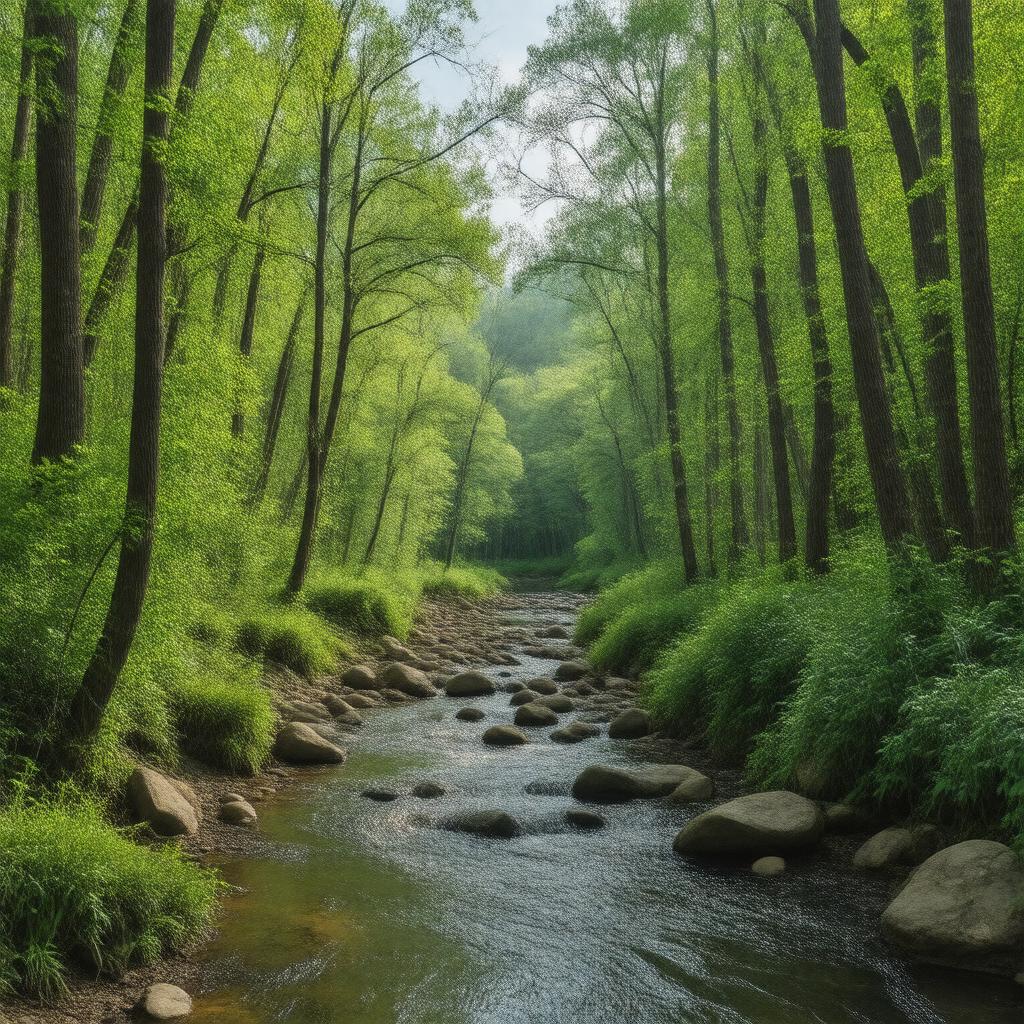 AI-created image of Gans Creek Wild Area