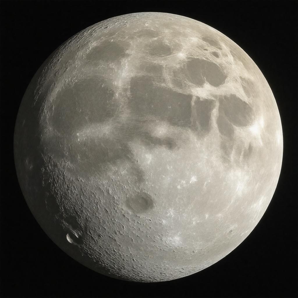 AI-created image of Ganymede (moon)