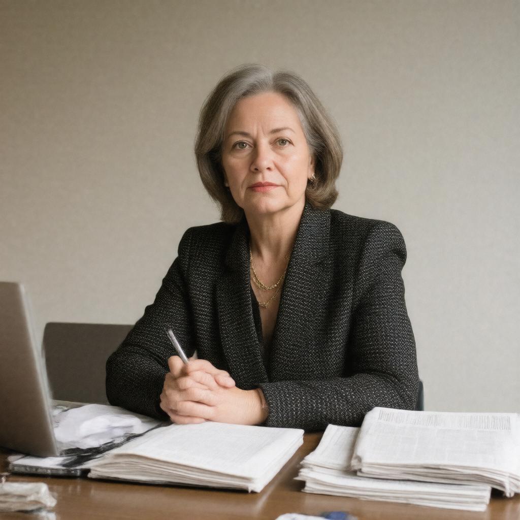 AI-created image of Garance Franke-Ruta