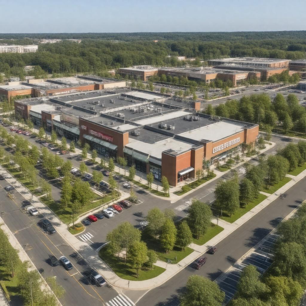 AI-created image of Garden City Center