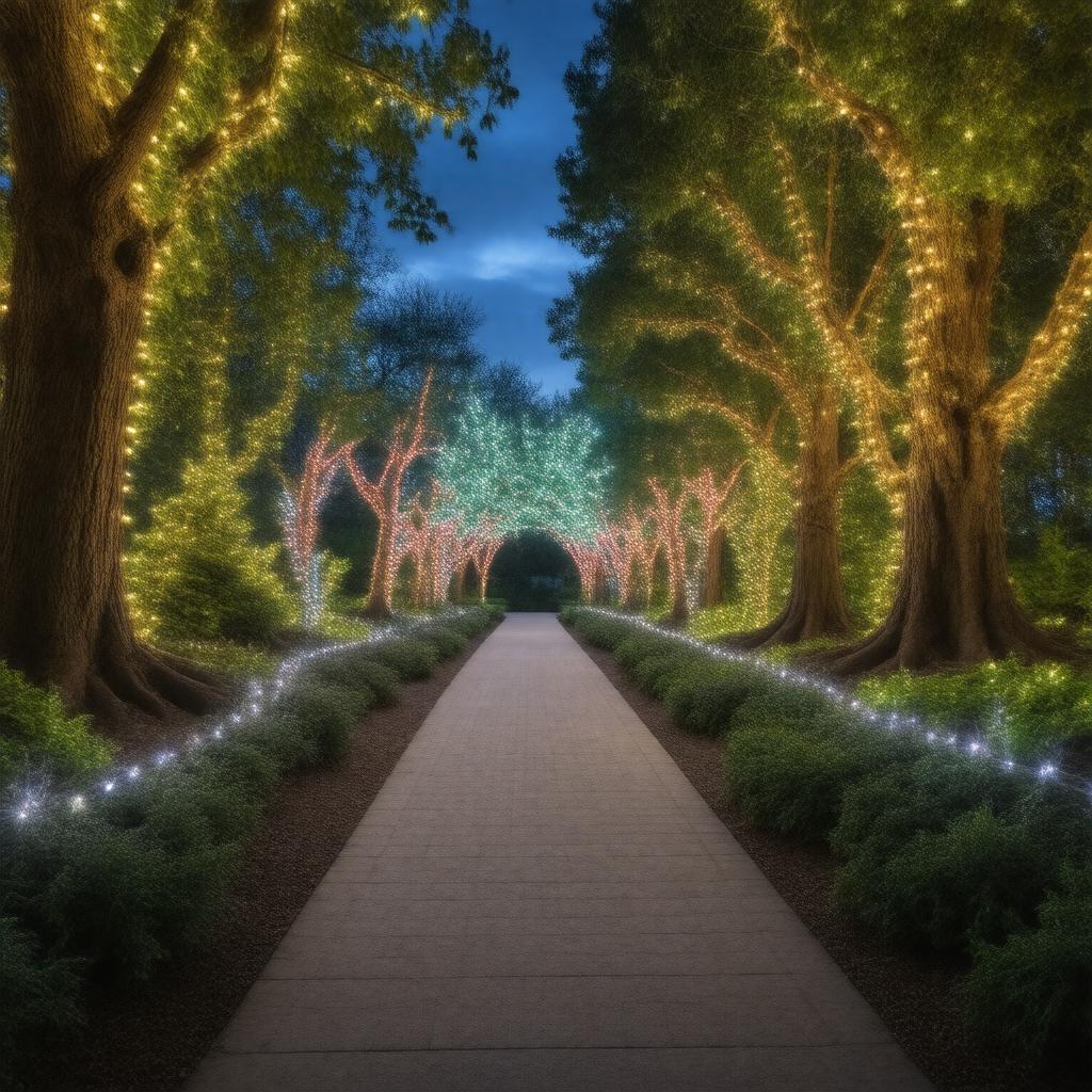 Click to view larger image AI-created image of Garden Glow