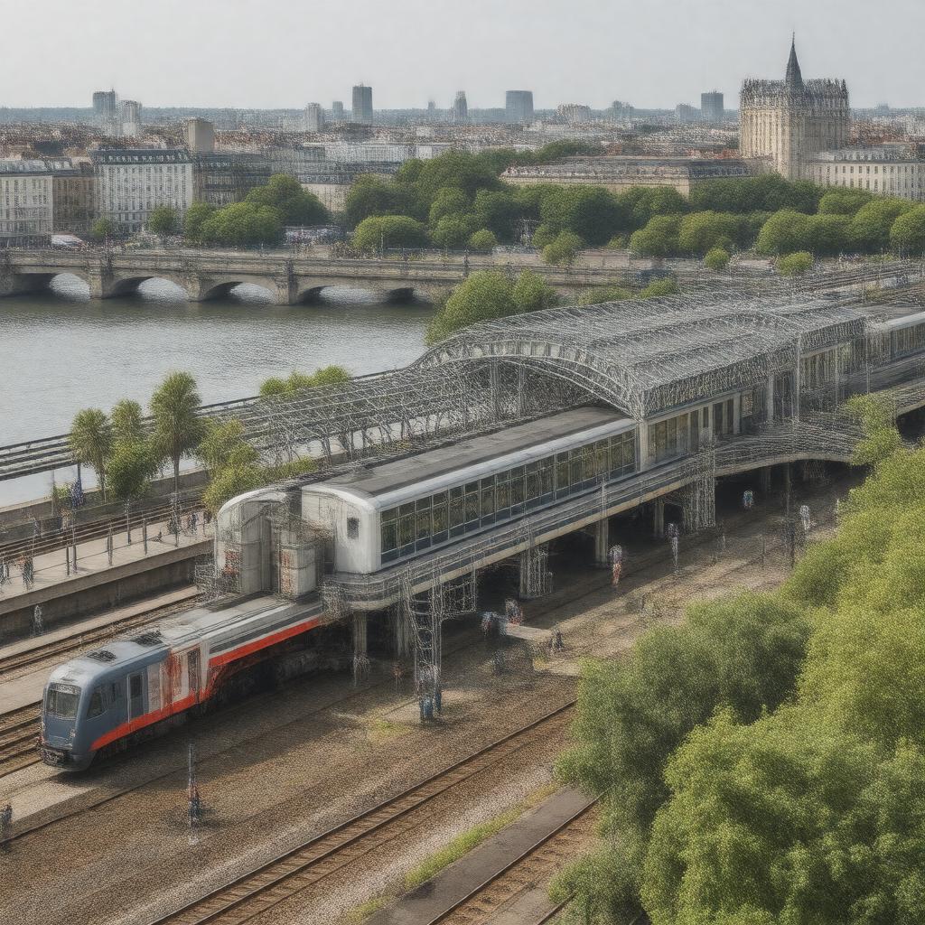 Click to view larger image AI-created image of Gare d'Austerlitz
