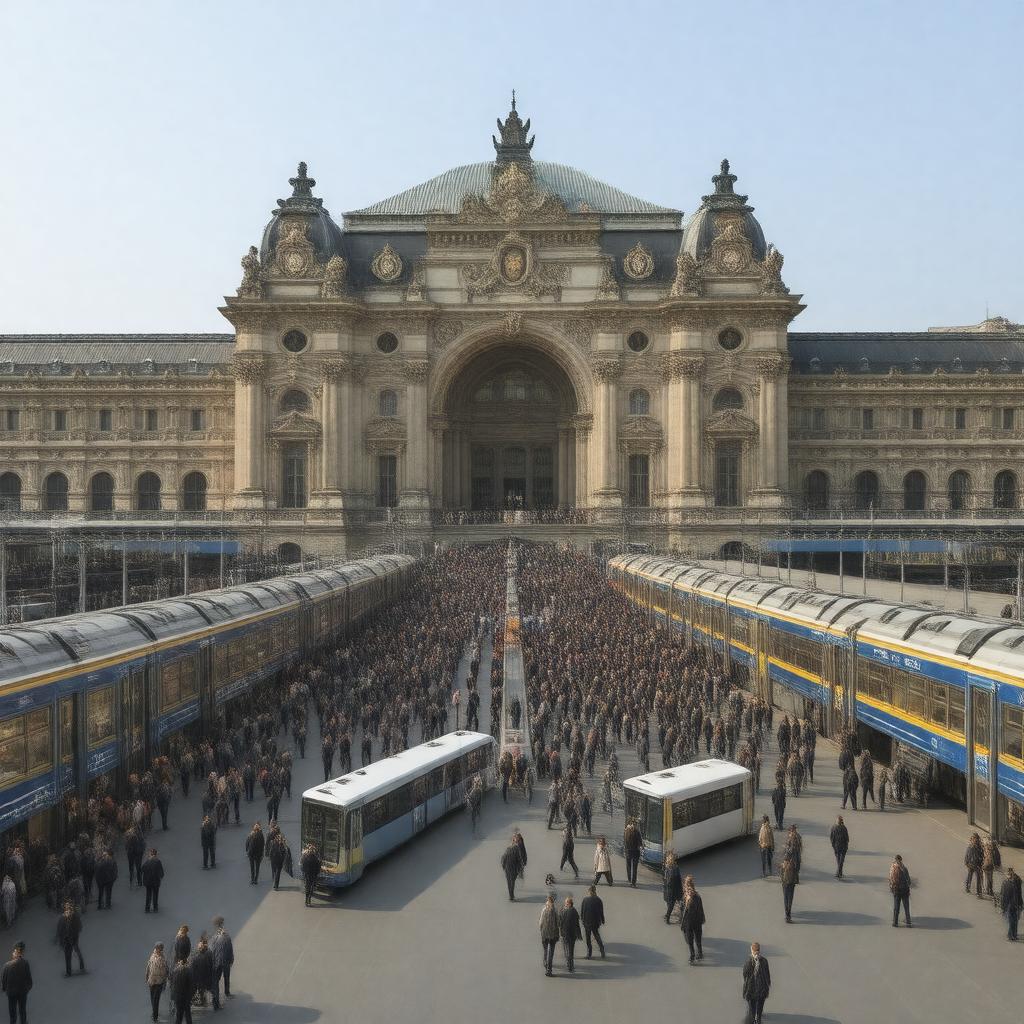 AI-created image of Gare de Lyon