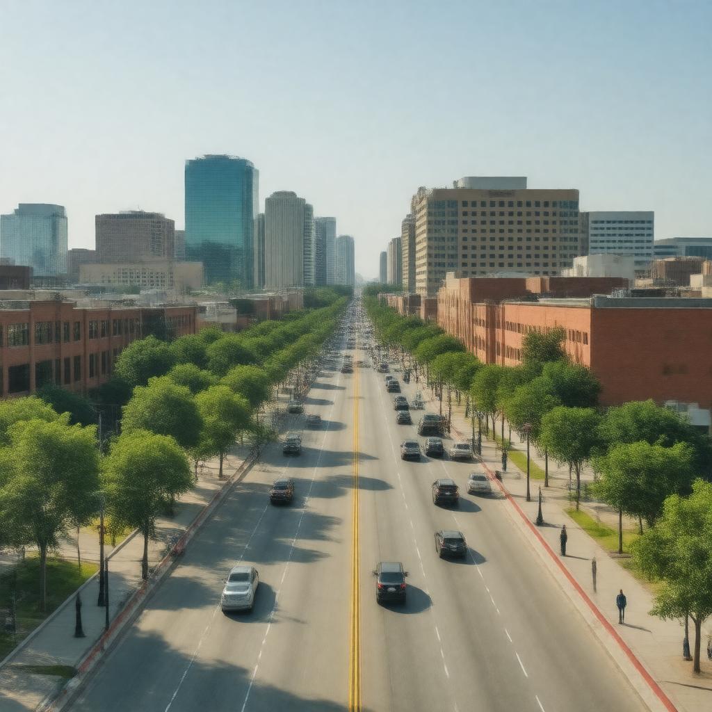 AI-created image of Garland, Texas, United States