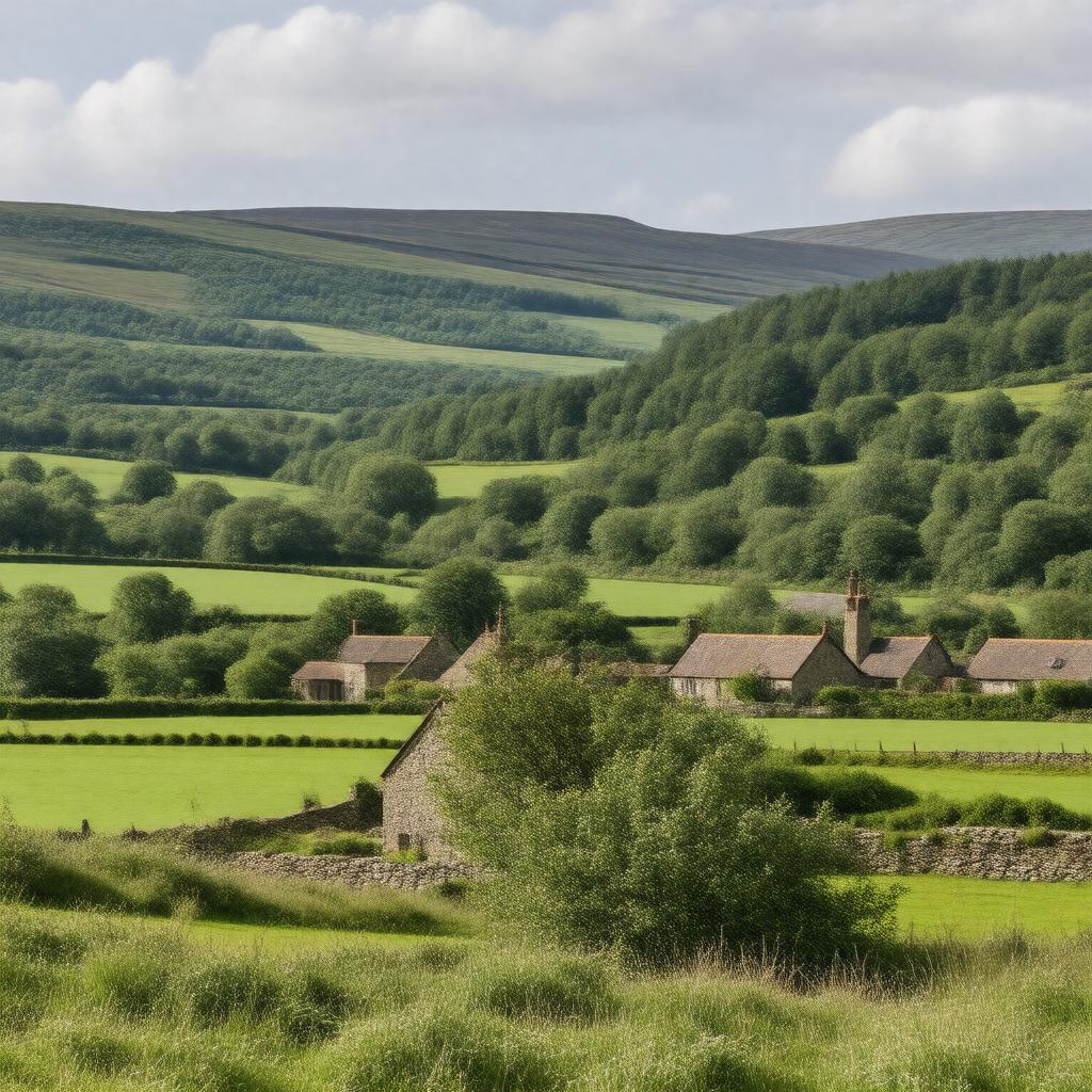 AI-created image of Garnant, Wales
