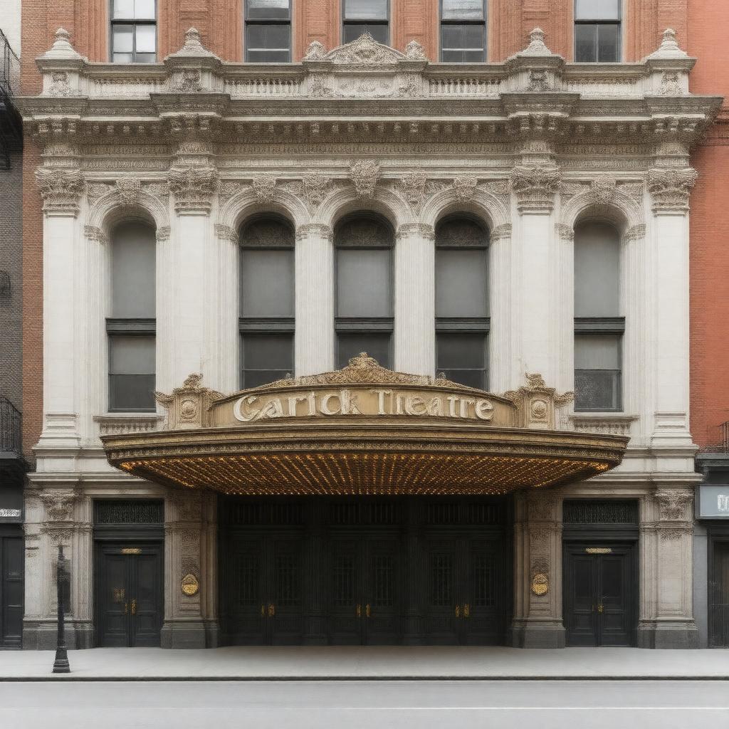 AI-created image of Garrick Theatre, New York