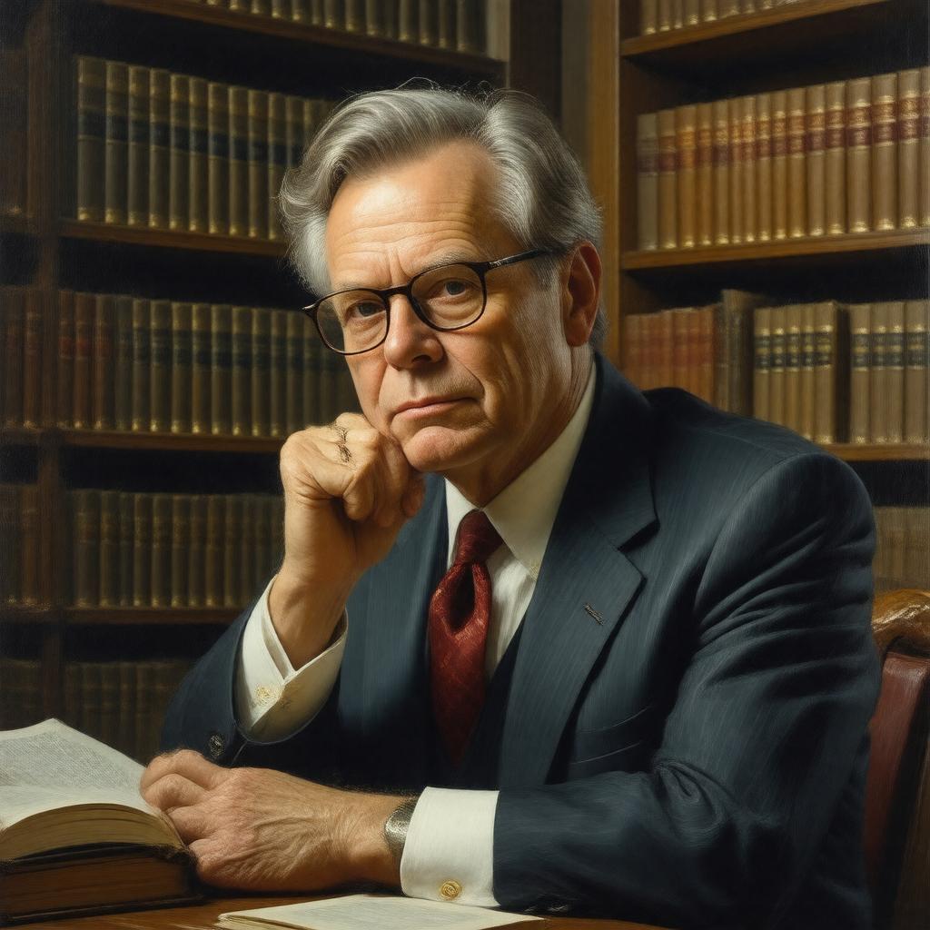 AI-created image of Garry Wills