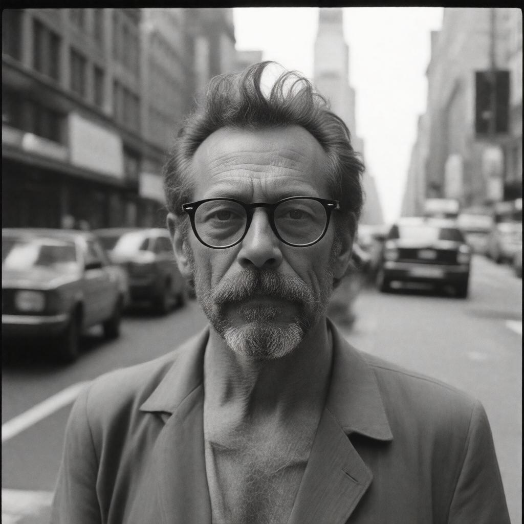 AI-created image of Garry Winogrand