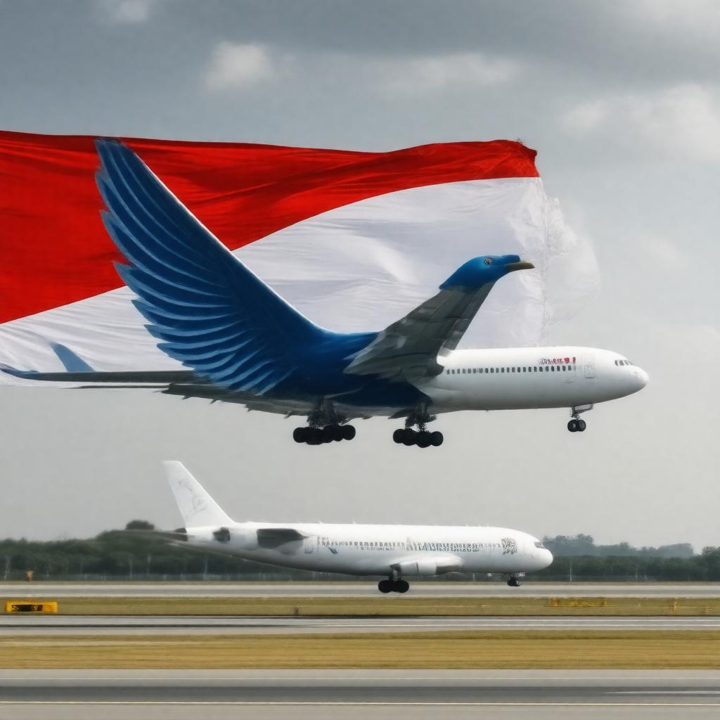 AI-created image of Garuda Indonesia