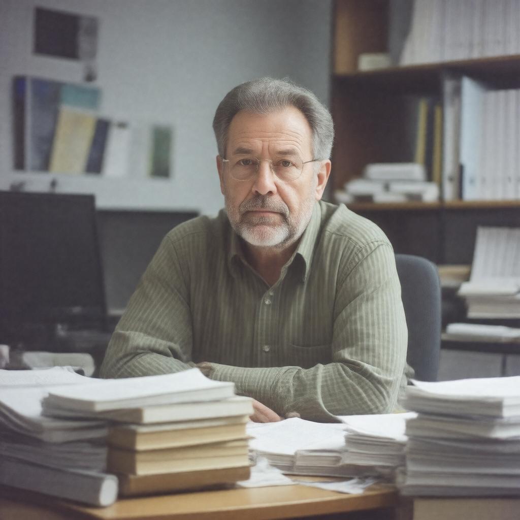 Click to view larger image AI-created image of Gary Marx