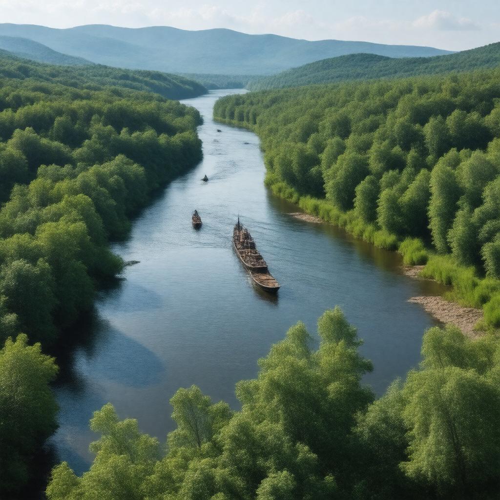 AI-created image of Gasconade River