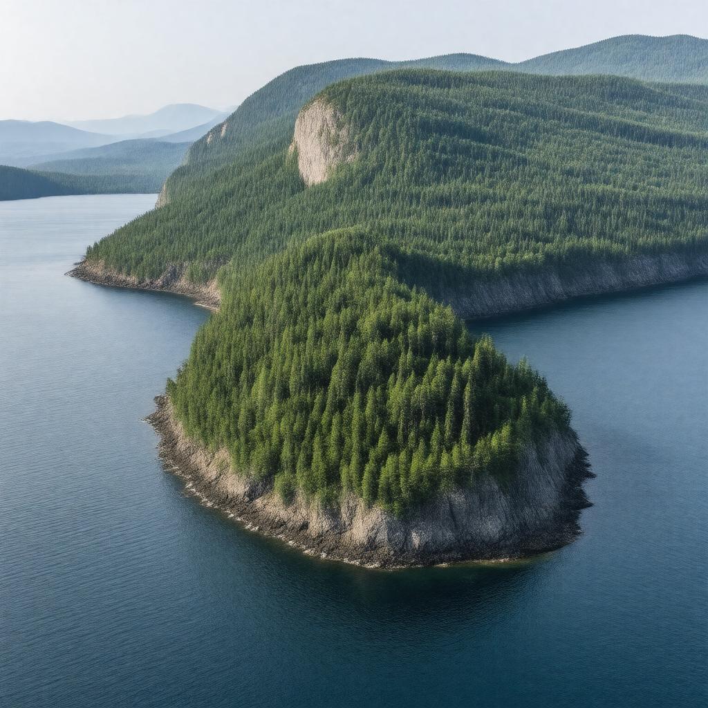 AI-created image of Gaspé Peninsula