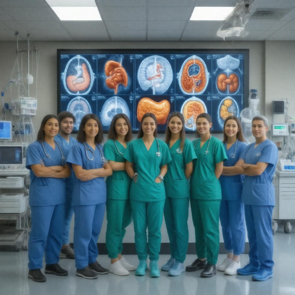 Click to view larger image AI-created image of Gastroenterology & Hepatology Section