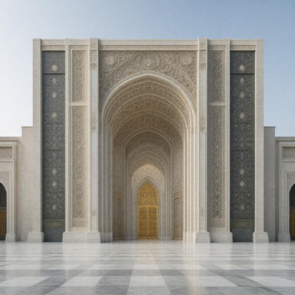 Click to view larger image AI-created image of Gate of King Faisal