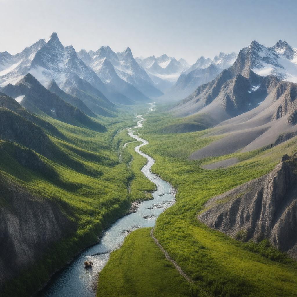 AI-created image of Gates of the Arctic National Park