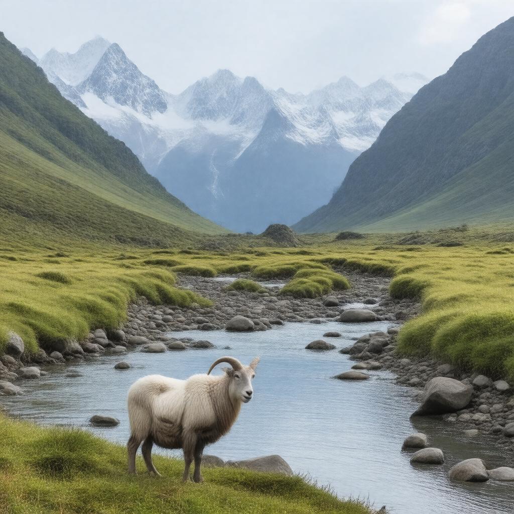 AI-created image of Gates of the Arctic National Park and Preserve